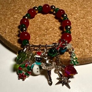 Christmas Multi-charm Bracelet